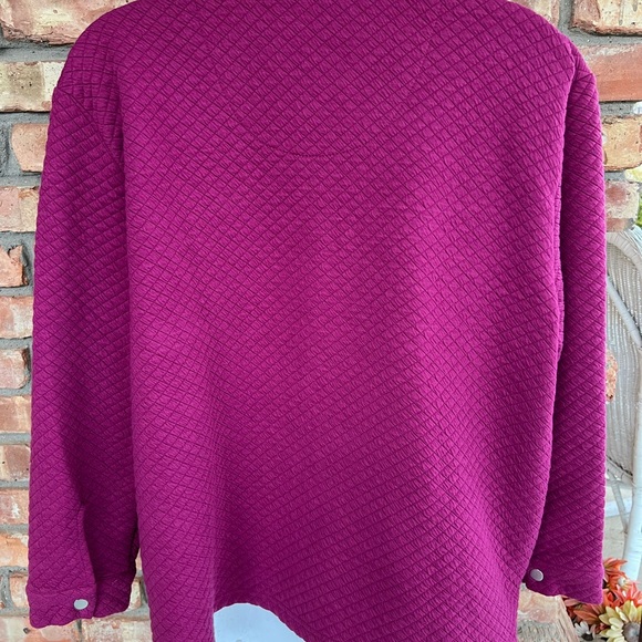 Musk Luks Ted quilted snap front with collar and long sleeve snap cuffs - Picture 5 of 9